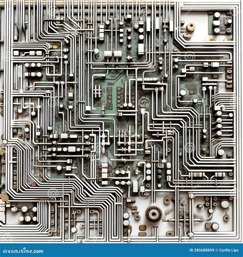 AI-Generated Circuit Board Maze Stock Illustration - Illustration of ...