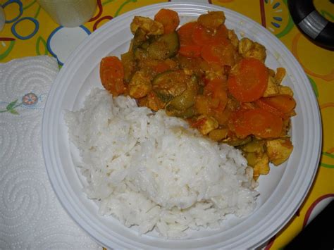 Le Ricette Della Zia Vale Pollo E Verdure Al Curry Con Riso Basmati