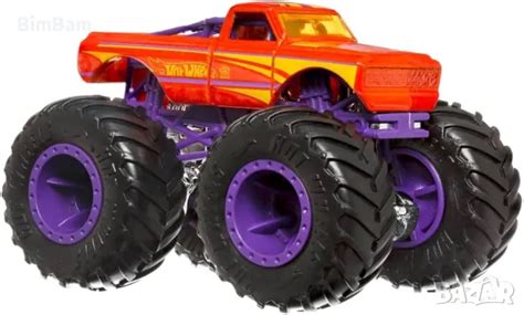 Количка Hot Wheels Monster Trucks Color Shifters Pure Muscle в Коли камиони мотори писти в