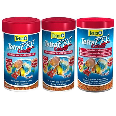 Tetra Pro Colour Multi Crisps Food For All Tropical Fish Hugglepets