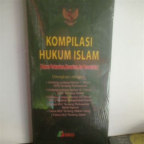 Jual Buku Kompilasi Hukum Islam Hukum Perkawinan Kewarisan Dan