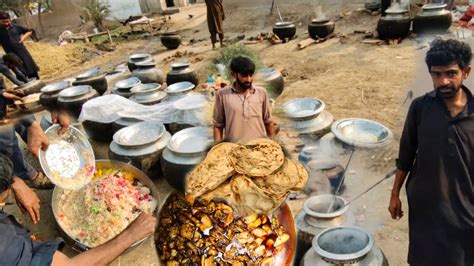 Village Wedding Ceremony Dawat Walima Village Life Style In Punjab