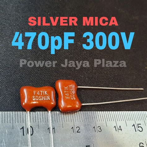 Jual Silver Mica Japan Capacitor Pf V Kapasitor Silver Mika