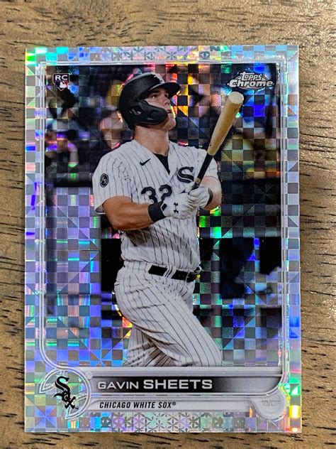 Gavin Sheets 2022 Topps Chrome Xfractor Refractor Rookie Card RC 146