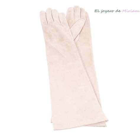 Guantes Rosa Nude 50 Cm El Joyero De Miriam