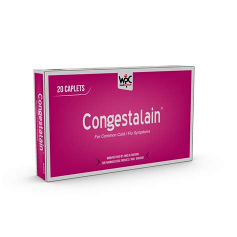 CONGESTALAIN CAPLETS - alrafidain-pharma.com