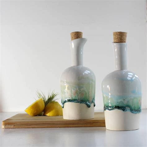 Decorative Ceramic Olive Oil Bottles Shelly Lighting