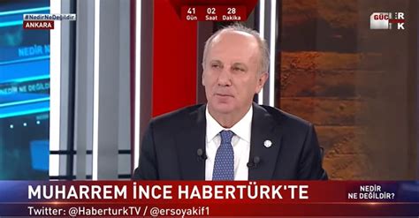 Memleket Partisi Lideri Muharrem İnce den Habertürk e açıklamalar