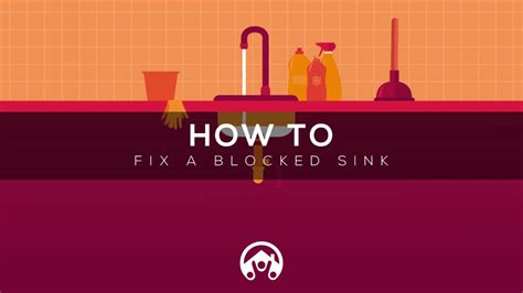 How To Fix A Blocked Sink Youtube