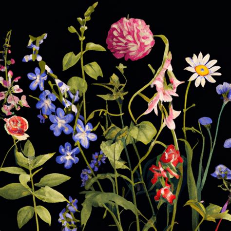 Fleurs De Jardin De La Renaissance Italienne Creative Fabrica