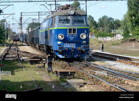 Wroclaw Poland Rd August Cargo Train Pkp Cargo Company