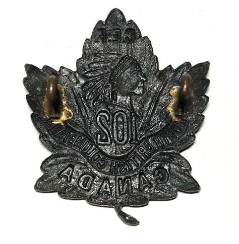 Canada 102nd Noth British Columbians Bn CEF WWI Cap Badge