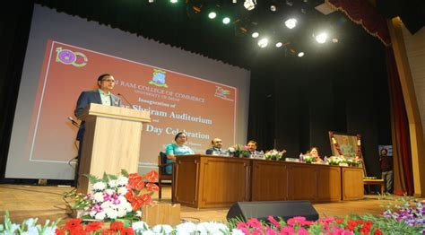 Shridhar Shriram Auditorium inaugurated at SRCC College celebrates 95th ...