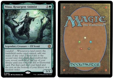 Nissa Resurgent Animist From March Of The Machine The Aftermath Magic