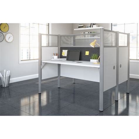 Bestar Pro Biz W Office Cubicles With Gray Tack Boards And High