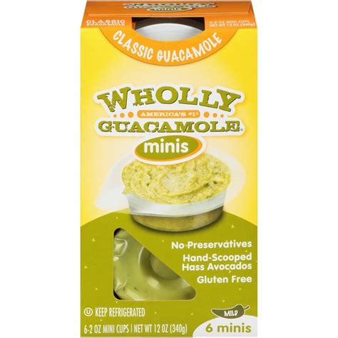 Wholly Guacamole Classic Guacamole Minis 6 Each From Kroger Instacart