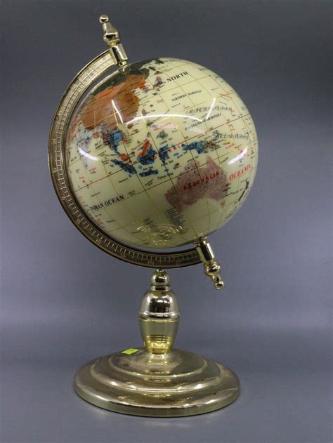 lot vintage world globe