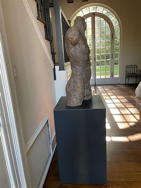 Bronze And Plaster Nude Male Sculpture For Sale At 1stDibs