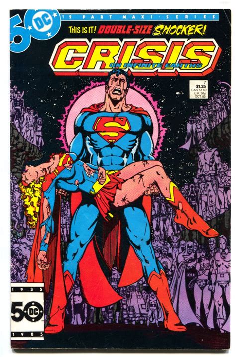 CRISIS ON INFINITE EARTH #7 - 1985-DC COMICS-SUPERGIRL DEATH-SUPERMAN VF: (1985) Comic | DTA ...