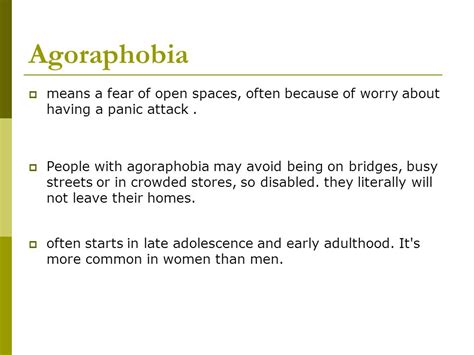 Agoraphobia Signs Symptoms Treatments Off