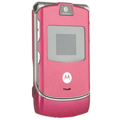 Motorola Razr Flip Phone Pink