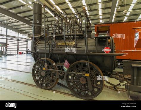 Locomotion National Railway Museumshildoncodurhamenglanduk Stock