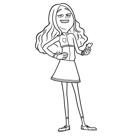 A Step-by-Step Guide To Draw Poppy Prescott In Her Regular Outfit