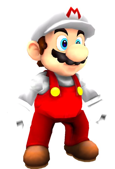 File SMG Asset Model Fire Mario Png Super Mario Wiki The Mario