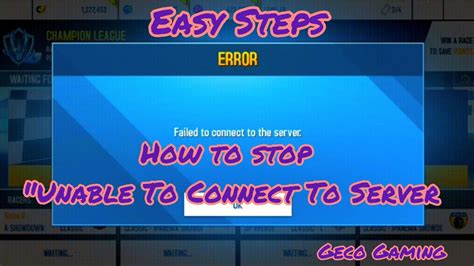 Asphalt How To Stop Unable To Connect To Server When Trying To