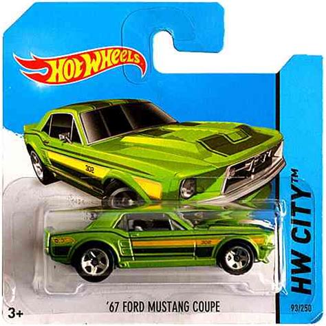 Hot Wheels 67 Ford Mustang Coupe zöld kisautó 1 64 Mattel vásárlás a Játékshopban