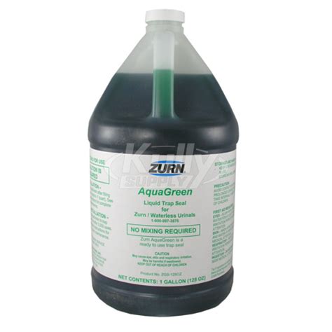 Zurn Zgs 128oz Aquagreen Waterless Urinal Sealant 1 Gallon Bottle