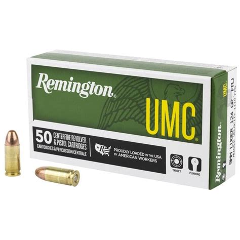 Remington Umc 9mm 124 Grain Full Metal Jacket 1000 Rounds 250 Free S H Gun Deals