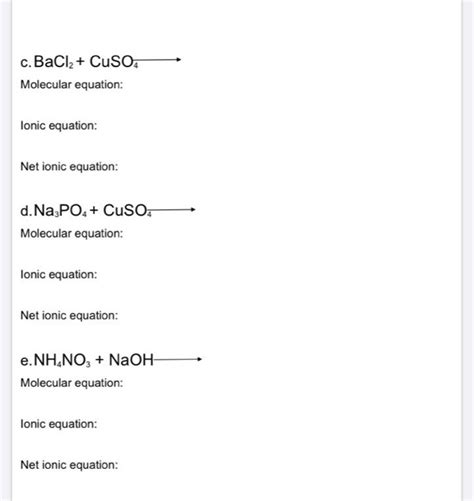 Solved Complete the following reaction: a. FeCl3 + NaOH | Chegg.com