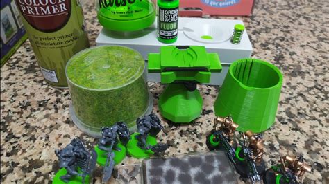 Unboxing Green Stuff World Nuebo Brush Rinser Decorar Peanas Youtube