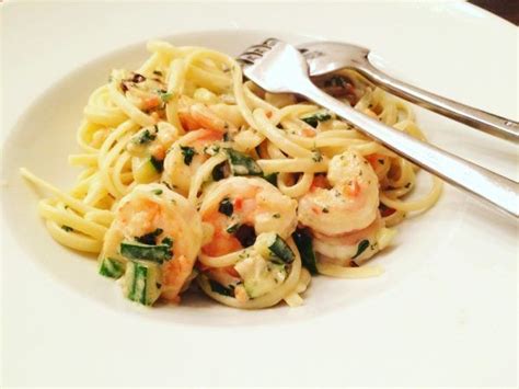 Linguine Met Gambas In Pittige Roomsaus Hedwigsrecepten Nl