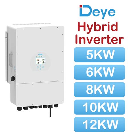 Deye Off Grid On Grid Tie 5kw 6kw 8kw 10kw 12kw MPPT Hybrid Single