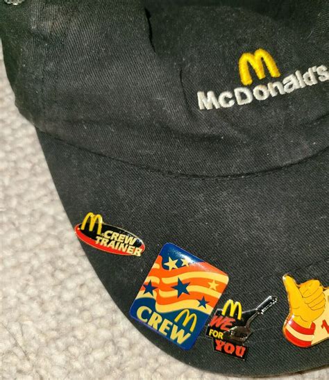 Vintage McDonald's Employee Uniform Adjustable Black … - Gem