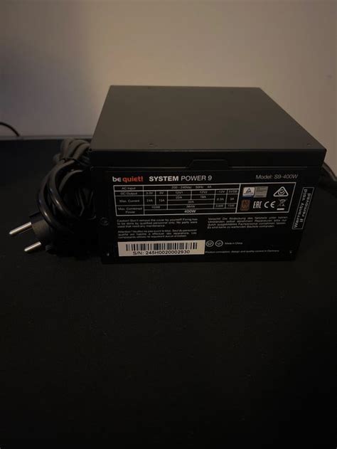 Be Quiet! System Power 9 400W ohne Schrauben!! | Kaufen auf Ricardo