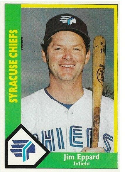 Eppard Jim Syracuse Chiefs CMC 339 Baseball Trading Card 1990