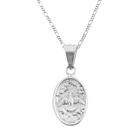 Dije De Plata Medalla Espiritu Santo Virgen De San Juan De Los Lagos