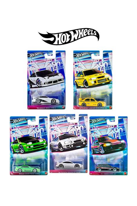 Hot Wheels Uzun Kart Silver Serisi 90 S Street Scene 5 Li Set