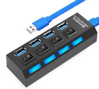 HUB USB 3 0 4 PORTAS UH 401 EXBOM Haqua Informática Curitiba