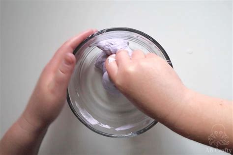 Fluffy Slime How To Easily Make Fluffy Slime Ab Crafty