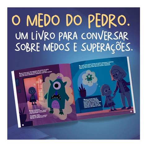 Livro Infantil Medo - Livro Infantil Sobre Medo e Coragem - O Medo Do Pedro | livros infantis