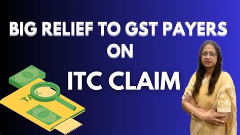 GST ITC Not Availed In GSTR 3B HC Permits ITC Claim On Basis Of GSTR 9