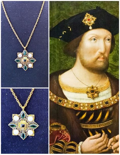 As Requested Green Historical Replica Henry Viii Pendant Tudor