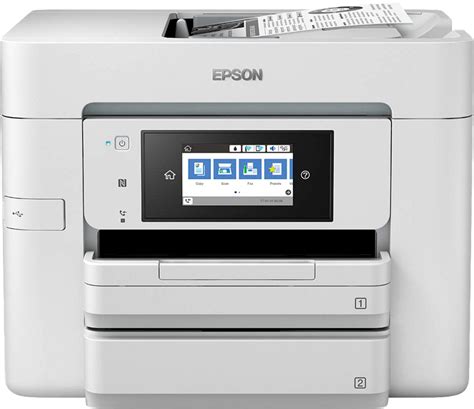 Epson Workforce Pro WF C4810DTWF Multifunktionsdrucker Grau Prindo De