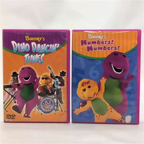 Barneys Dvd Lot Of 2 Dino Dancin Tunes And Numbers Numbers Eur 804 Picclick De