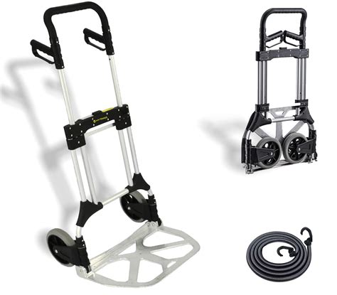 chariot pliant  roulettes en aluminium fold strong capacite max kg