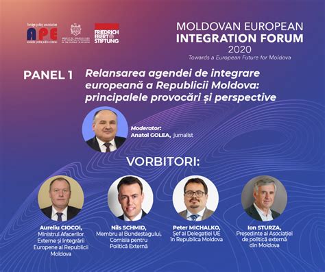 Forumul privind Integrarea Europeană a Republicii Moldova 2020 Panel I